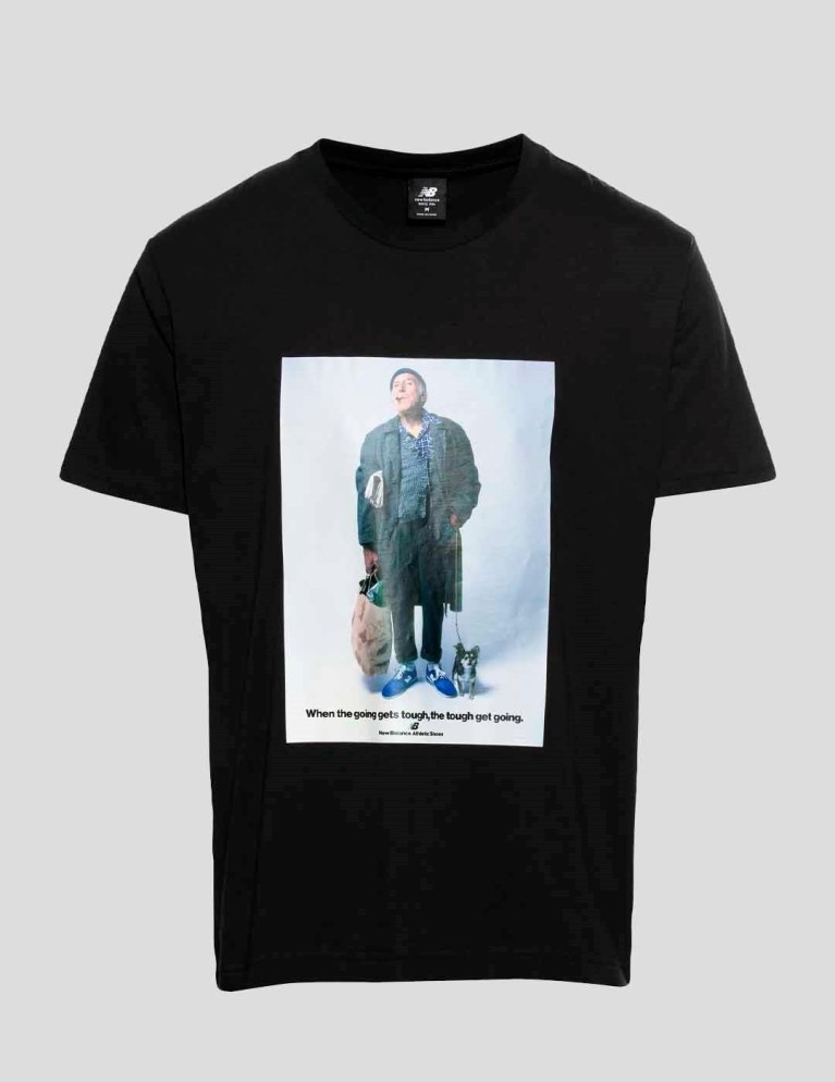 T-shirt NEW BALANCE nonno tee nero